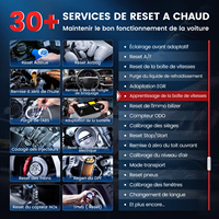 Herramienta de Diagnóstico ANCEL DS160, 28 Funciones de Reinicio, Función Completa, Escáner OBD2 para Porsche, Benz, KIA, Ford