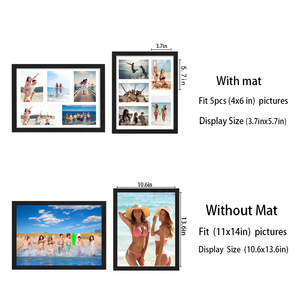 Cadre <span class=keywords><strong>photo</strong></span> puzzle DIY 5 photos pour <span class=keywords><strong>couple</strong></span>, fait main, 5 gongs décoratifs, à suspendre au mur ou à poser sur table, souvenir, vente en gros transfrontalière - Product Image 2
