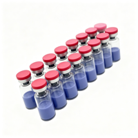 Vente en gros de GHK Cu Tripeptide de cuivre 1, poudre de peptide de cuivre de haute pureté (99%-99,9%), matière première cosmétique CAS 89030 95