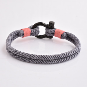 Wholesale High Quality New Trendy Handmade <strong>String</strong> Rope Cord Chain Stainless Steel Buckle <strong>Bracelets</strong> - Product Image 4