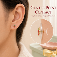 Patchs de graines auriculaires de Vaccaria naturelle pour massage auriculaire, autocollants de bien-être traditionnel, relaxation et thérapie par acupression