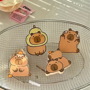 Kapibaraブナウッドフックノードリル強力LoadBeAaring木製接着剤ホーム入り口壁吊り動物ラック収納ホルダーラック - Product Image 1