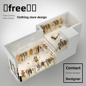 Perchero Metálico de Alta Gama, Perchero de Pared para Tiendas Minoristas, Perchero de Pie para Exhibición de Ropa - Product Image 6