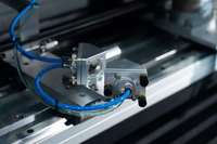 Machine de gravure et de découpe au laser CO2 Jowuey 1325 - Système CNC refroidi par eau pour le bois, le papier, prise en charge des fichiers DXF