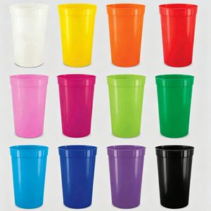8oz 16oz 32oz Fluorescent Luminous Glow in Dark Stadium Cup for Events PRS - Product Image 1