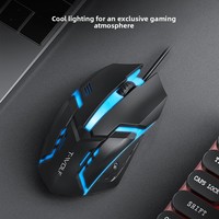 Ensemble clavier et souris filaire T-WOLF TF210, clavier de jeu RGB, ensemble clavier et souris pas cher