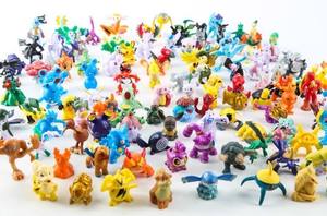 Toptan ekran kolye 2-3cm Mini çocuk oyuncağı Action Figure Pokemond çocuklar küçük aksesuarlar - Product Image 3