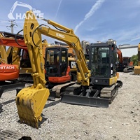 Mini-excavatrice sur chenilles d'occasion Kobelco SK55SR 5,5 tonnes d'origine japonaise, à bras court, moteur Yanmar, pour la construction urbaine et l'aménagement de jardins