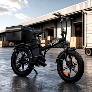 Bicicleta Eléctrica con Llantas Gruesas de 20 Pulgadas, 128 km de Autonomía, Bicicleta Eléctrica de Carga con Batería Grande para Servicio de Entrega de Larga Duración, Venta al por Mayor - Product Image 1