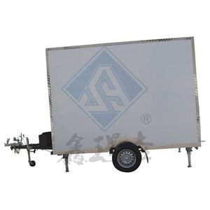 新型高品質工業用2.8M工場直販特価商業用小売格安丸型モールドスクエアフードカートモバイルフードトレーラー - Product Image 2