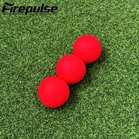 Balles de golf rouges semi-transparentes mates, balles de golf de tournoi à 2 couches en Surlyn pour compétition officielle, logo personnalisé OEM