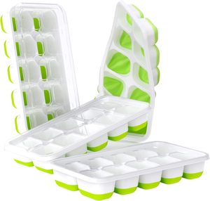 Molde de silicona certificado para cubitos de hielo de Navidad, con 14 cavidades, sin BPA, de fácil desmolde, con tapa extraíble - Product Image 2