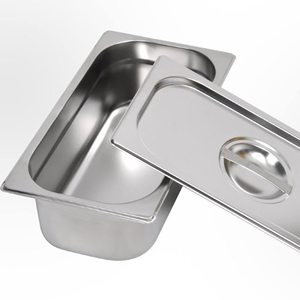 Bandeja de acero inoxidable para helados, contenedores de acero inoxidable para repostería y pastelería - Product Image 3