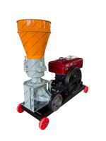 Alimentation du bétail faisant la machine Noyau de moteur diesel 120-150 kg/h Machines à granulés de haute qualité Nouvelle garantie de 1 an