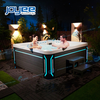 JOYEE en iyi fiyat Jetted Whirlpool Balboa ev büyük sıcak küvet yetişkinler kaliteli açık Spa havuzu
