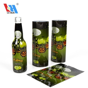 Stampa IN PVC Trasparente Pellicola di Strizzacervelli di Calore di Plastica Termoretraibile Etichetta/PET Shrink Sleeve Per Bevande in Grado di Bottiglie - Product Image 4