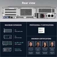 Serveur en rack 2U HPE ProLiant Compute DL340 Gen12 Intel Xeon 6 4TB DDR5 EDSFF NVMe PCIe Gen5 pour le calcul en nuage, tout neuf