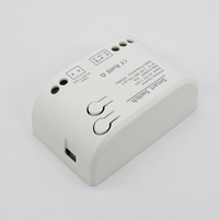 Módulo de Relé WiFi Inteligente Ewelink de 1 Canal, 7-32V DC, 433MHz, Control Remoto por Voz con Alexa para Abridor de Puerta de Garaje, 10A Corriente Máxima, Sin USB