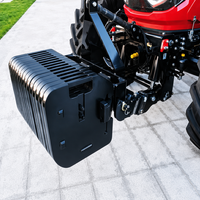 Tracteur agricole 220 CV, pompe variable sensible à la charge jusqu'à 200 L/min, 4 valves arrière, levage de 38-46 KN pour les grandes machines