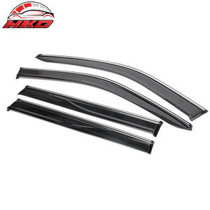 Pour Jeep Compass 17-25 MP, déflecteurs de fenêtre, pare-pluie avec garniture chromée, PC 4 pièces - Product Image 1