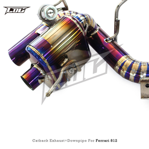 ระบบระบายไอเสียสำหรับ6.5L เฟอร์รารี <span class=keywords><strong>V12</strong></span> 2017-2021 + วาล์ว<span class=keywords><strong>812</strong></span> <span class=keywords><strong>812</strong></span>ท่อไอเสียกีฬาเทอร์โบ - Product Image 6