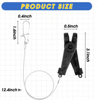 Nouvelles pinces de déclenchement pour downrigger de pêche, pour kites, planers et la pêche à la traîne