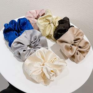 Coletero de satén con diamantes de imitación y pedrería para mujer y niña, con embalaje de cartón, a la moda y brillante - Product Image 2