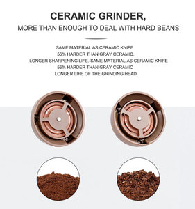Portable Burr Coffee <b>Grinder</b> USB Rechargeable Adjustable Grind Size Coffee Bean <b>Grinder</b> for Home Office Camping Travel - Product Image 6
