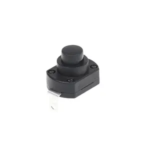 KAN-9A bent foot push button switch flashlight button switch desk lamp switch self-locking 6A