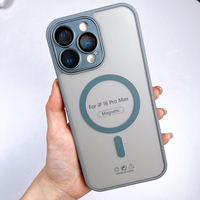 Usine bonne qualité matériel lentille support Invisible peau tactile 2-en-1 étui de protection magnétique pour Samsung S25 Ultra