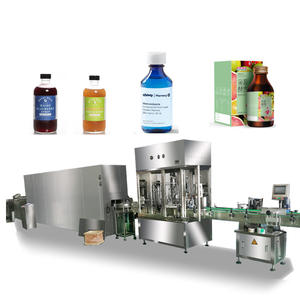 Machine de remplissage et de capsulage de pesage de liquide oral de sirop de flacon la plus vendue - Product Image 1
