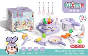 ชุดของเล่นทำอาหารจริงขนาดเล็กสำหรับเด็กผู้หญิงชุดของเล่นในบ้านเกมครัวพลาสติกแบบ DIY - Product Image 4