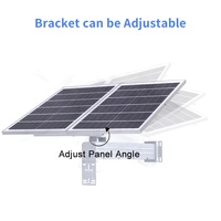 Kit de système de panneaux solaires 120W 60A, station d'alimentation portable solaire avec panneaux, batterie lithium-ion