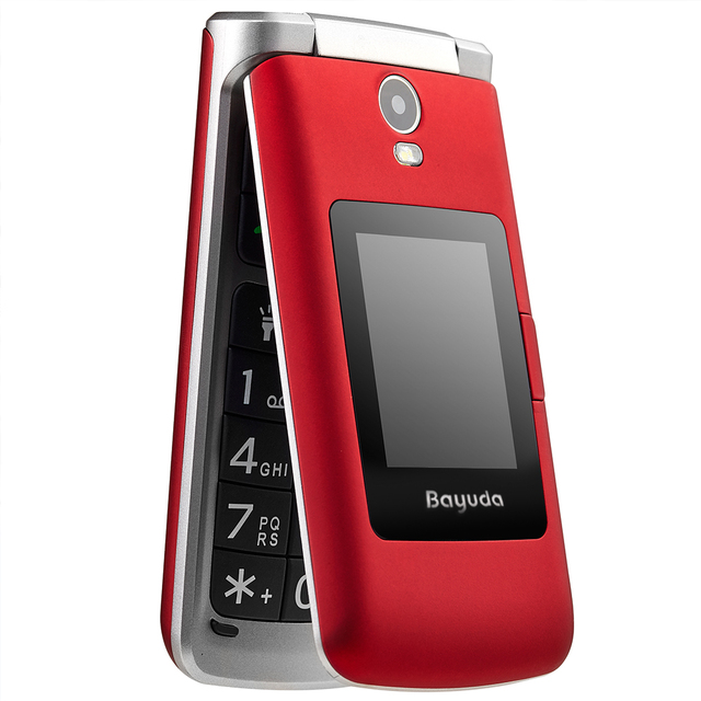 D261 Senior Phone Flip Phone With Metal Body Sos and Big Keypad Buttons