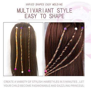 Coffret pour tressage automatique, accessoire de coiffure pour filles, jouet pour faire semblant de tresser, tresses magiques - Product Image 5