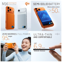 Nouvelle batterie externe magnétique sans fil 25W à coque métallique semi-solide ultra-mince 5000mAh à charge rapide 2026
