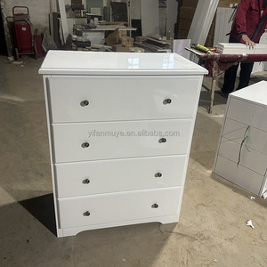 Modern Design White Wooden <strong>Chest</strong> of <strong>Drawers</strong> Hot Selling <strong>Cheap</strong> <strong>Drawer</strong> Cabinets for Living Room and Bedroom - Product Image 4