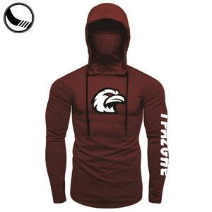 Sweat-shirt à capuche noir uni pour garçon, personnalisable avec logo anime par sublimation, avec cache-cou - Product Image 3