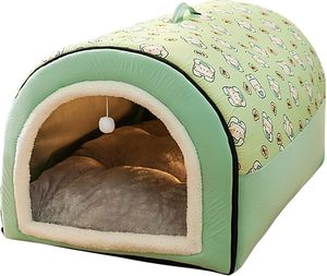 2 in 1 Cat Cave <b>Bed</b> House Pet <b>Bed</b> Cave Dog <b>Bed</b> House Indoors Washable Pet <b>Beds</b> Plush with Ball Pendant Hideaway Cat Cave <b>Bed</b> - Product Image 2