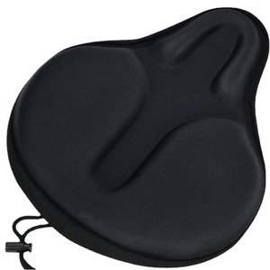 Housse de selle de vélo simple, ventilée, en mousse de silicone, confortable, large et super épaisse - Product Image 1