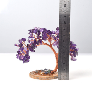 Albero di Quarzo Rosa Naturale Curativo all'Ingrosso, Ghiaia di Cristallo, Artigianato Decorativo Feng Shui per la Casa con Albero a Coda di Fenice - Product Image 4