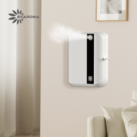 Diffuseur d'arômes électrique sans eau Bxaroma Hvac à fixation murale, 500 ml, en plastique, usage commercial, contrôlé par application, garantie 1 an