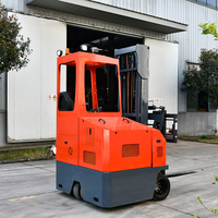 Prezzo economico 2-4 Ton elettrico Multi-direzionale caricatore laterale carrello elevatore nuovo Design alimentato a batteria confortevole 2.5 tonnellata
