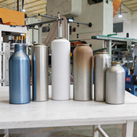 Prix usine – Bouteille aérosol vide en aluminium 150ml 300ml 500ml 800ml avec col vissé pour peinture, revêtement, produits chimiques – OEM