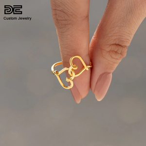 <span class=keywords><strong>Anillo</strong></span> <span class=keywords><strong>de</strong></span> plata <span class=keywords><strong>de</strong></span> ley con diseño <span class=keywords><strong>de</strong></span> corazón doble, anillos <span class=keywords><strong>de</strong></span> plata <span class=keywords><strong>de</strong></span> ley con forma <span class=keywords><strong>de</strong></span> corazón para mujer, anillos <span class=keywords><strong>de</strong></span> plata 925 chapados en oro para mujer - Product Image 3