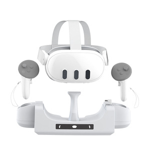 Lumière LED Station de chargement <span class=keywords><strong>VR</strong></span> Base de chargement Support Accessoires de jeu <span class=keywords><strong>pour</strong></span> <span class=keywords><strong>Oculus</strong></span>/Meta Q3 - Product Image 1