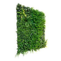 Panneaux de buis de fleurs artificielles, décoration murale avec plante artificielle