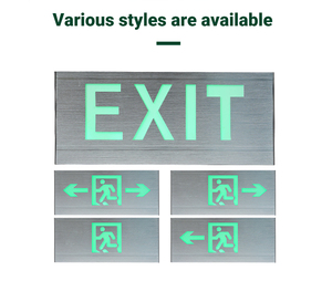 Tuoming Patterns <b>Customized</b> Indoor Tunnel Wall Mounted Rechargeable 3W Led Exit Sign Emergency Lights - Product Image 6