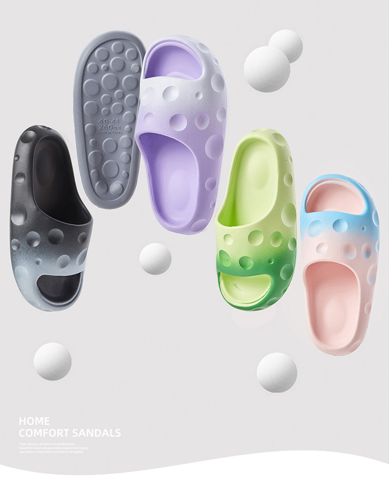 Women EVA Thick Sole Sandals Shoes Slides Shoes Slippers Anti-slip Rubber Outdoor Slipper
