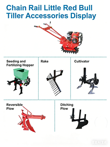 Multifunctionele kleine kettingaangedreven <span class=keywords><strong>cultivator</strong></span> met één wiel, diesel aangedreven mini-akkerbouwmachine - Product Image 6